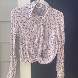 Hollister floral blouse